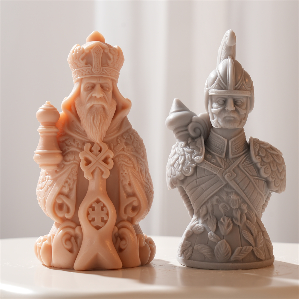 Candle. Queen - Chess Pawn Bishop King Queen Knight