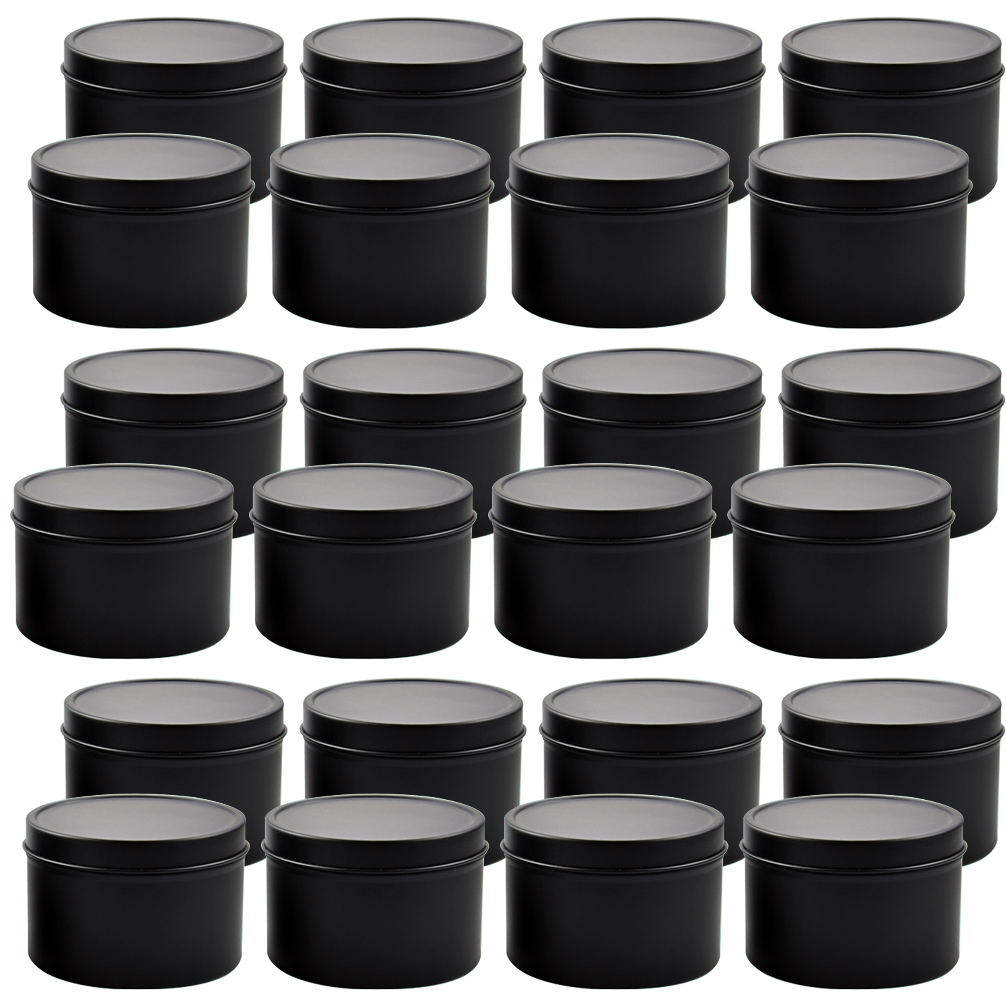 Mason Jar 8Oz - 4oz/ 8oz Candle tins with lids,Christmas