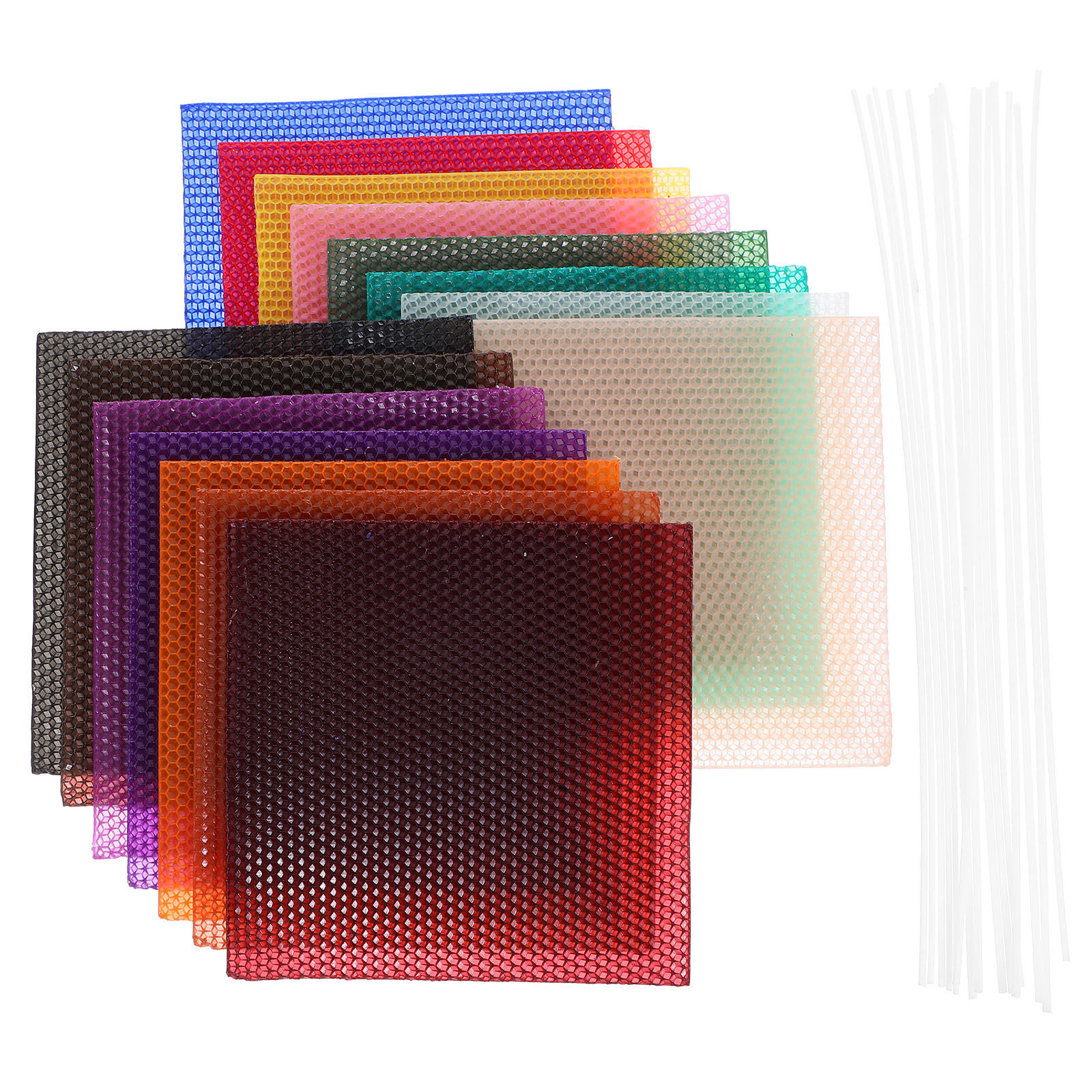 Beeswax Sheet Roll - 1Set Beeswax Sheets Rolled Making Material