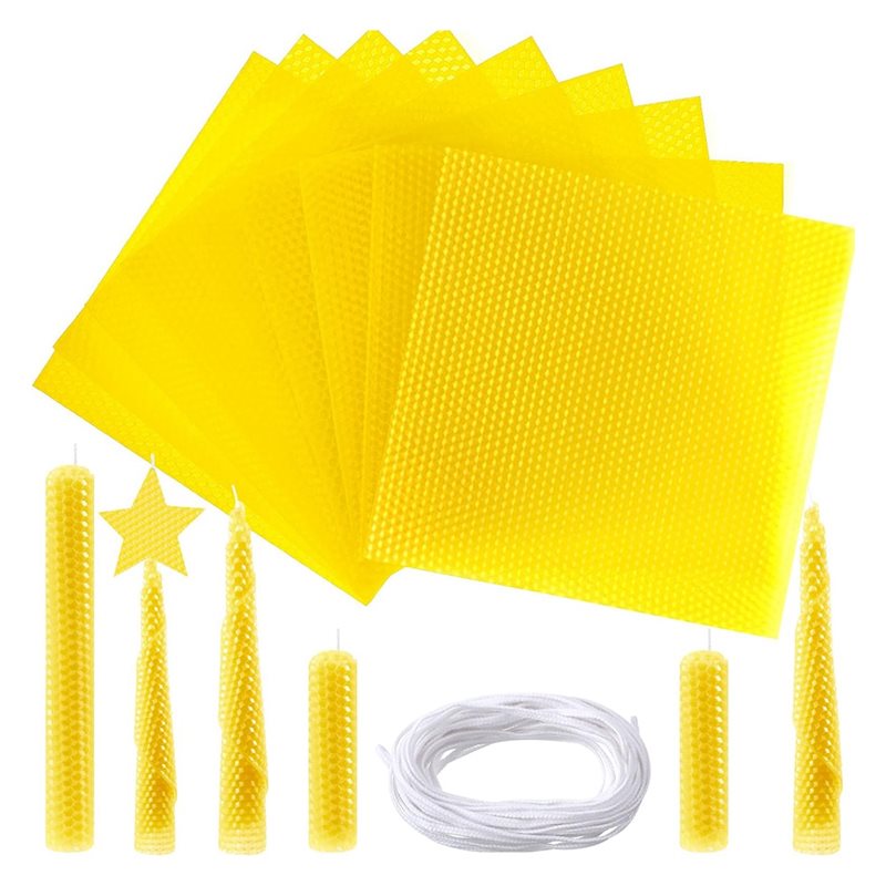 Beeswax Sheet Roll - ABFI Beeswax For Candle Making Kit-