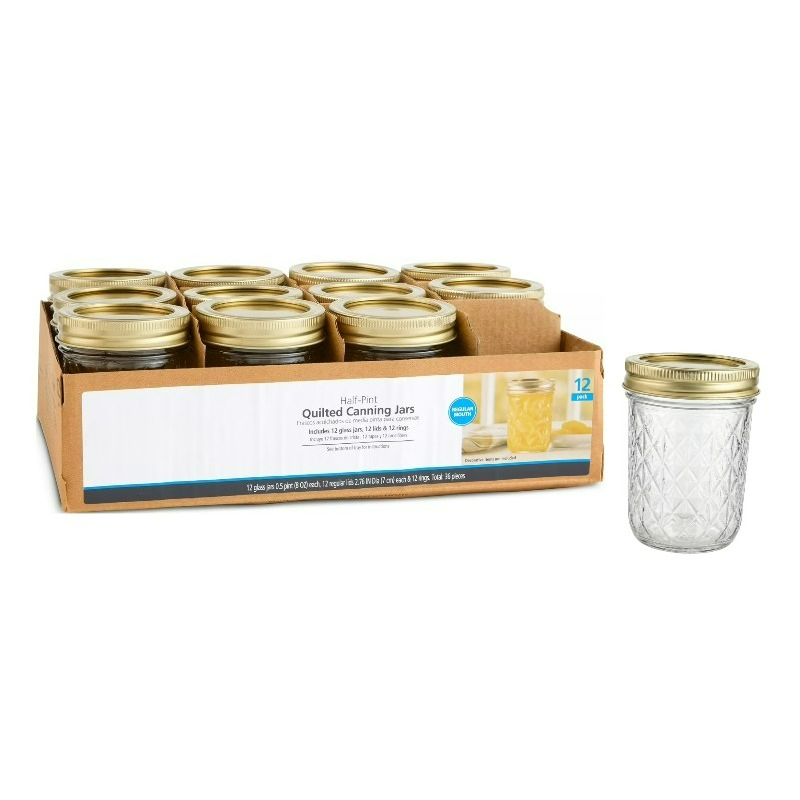 8 oz Mason Jars, Regular Mouth - Mason Jar 8Oz incelemesi ve fiyatı