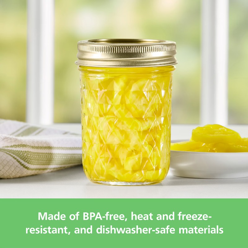 8 oz Mason Jars, Regular Mouth - Mason Jar 8Oz incelemesi ve fiyatı