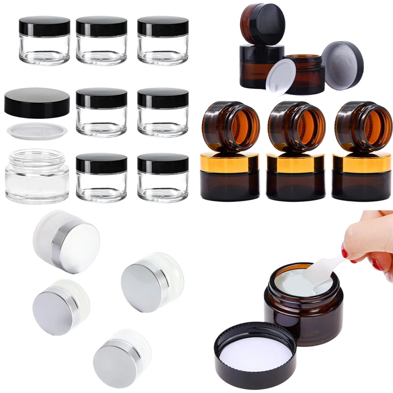 5Pcs 5g-100g Mini Amber Round  - Candle Supplies Glass Jars incelemesi ve fiyatı