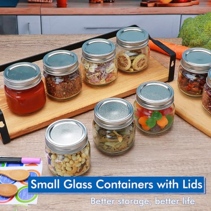 8 oz Mason Jars 4 Pack Small G - Mason Jar 8Oz incelemesi ve fiyatı
