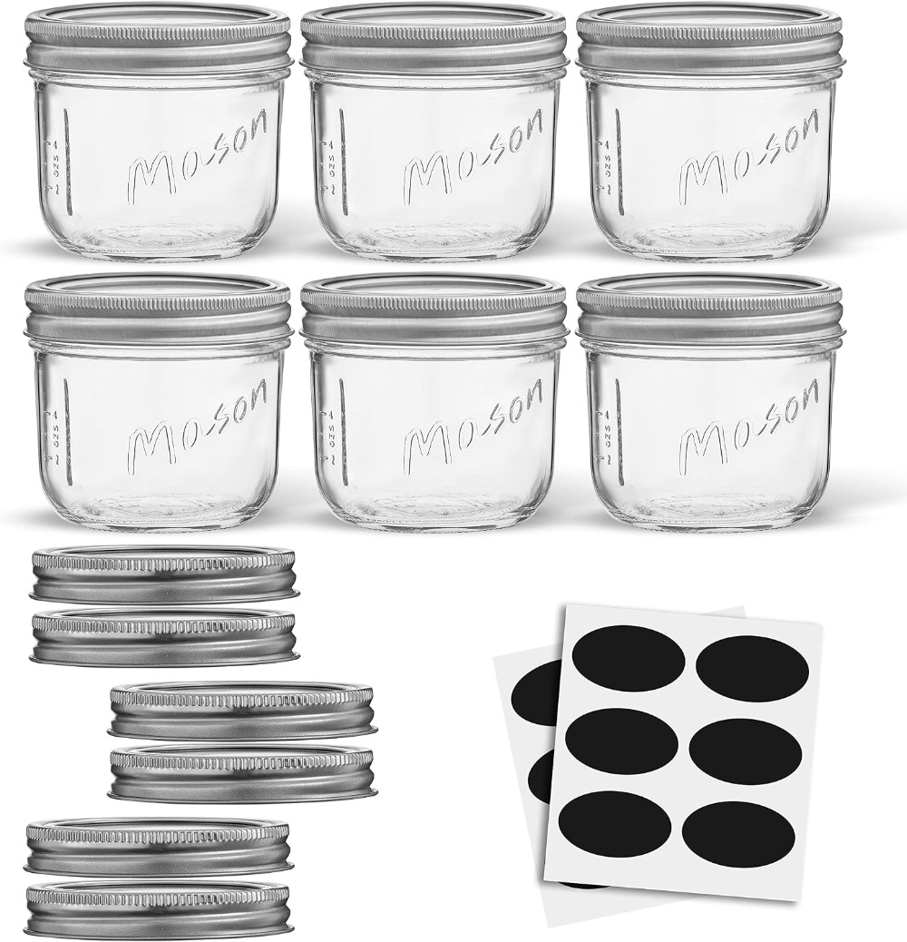 8 Oz Mason Jars with Lids, Lab - Mason Jar 8Oz incelemesi ve fiyatı
