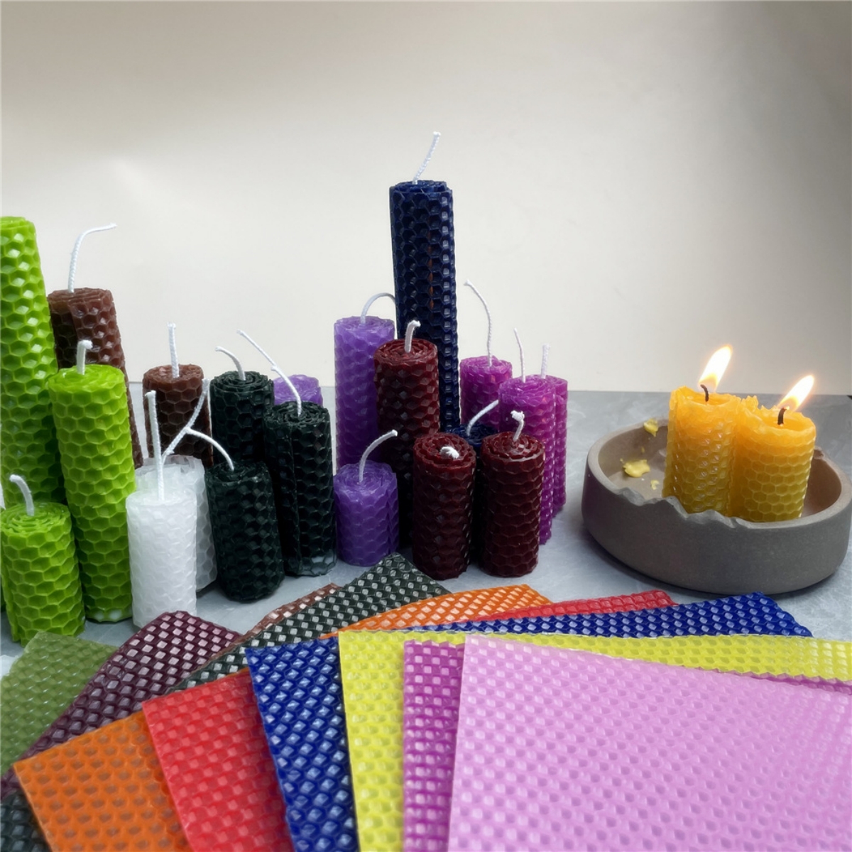 13pcs 20*20cm Color Beeswax Sh - Beeswax Sheet Roll incelemesi ve fiyatı