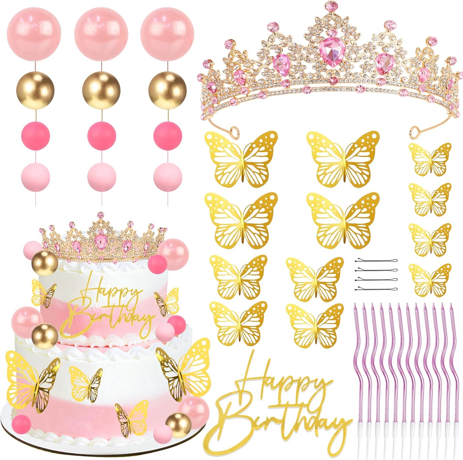 Crown Cake Topper, Corona Para - Candle. Queen incelemesi ve fiyatı