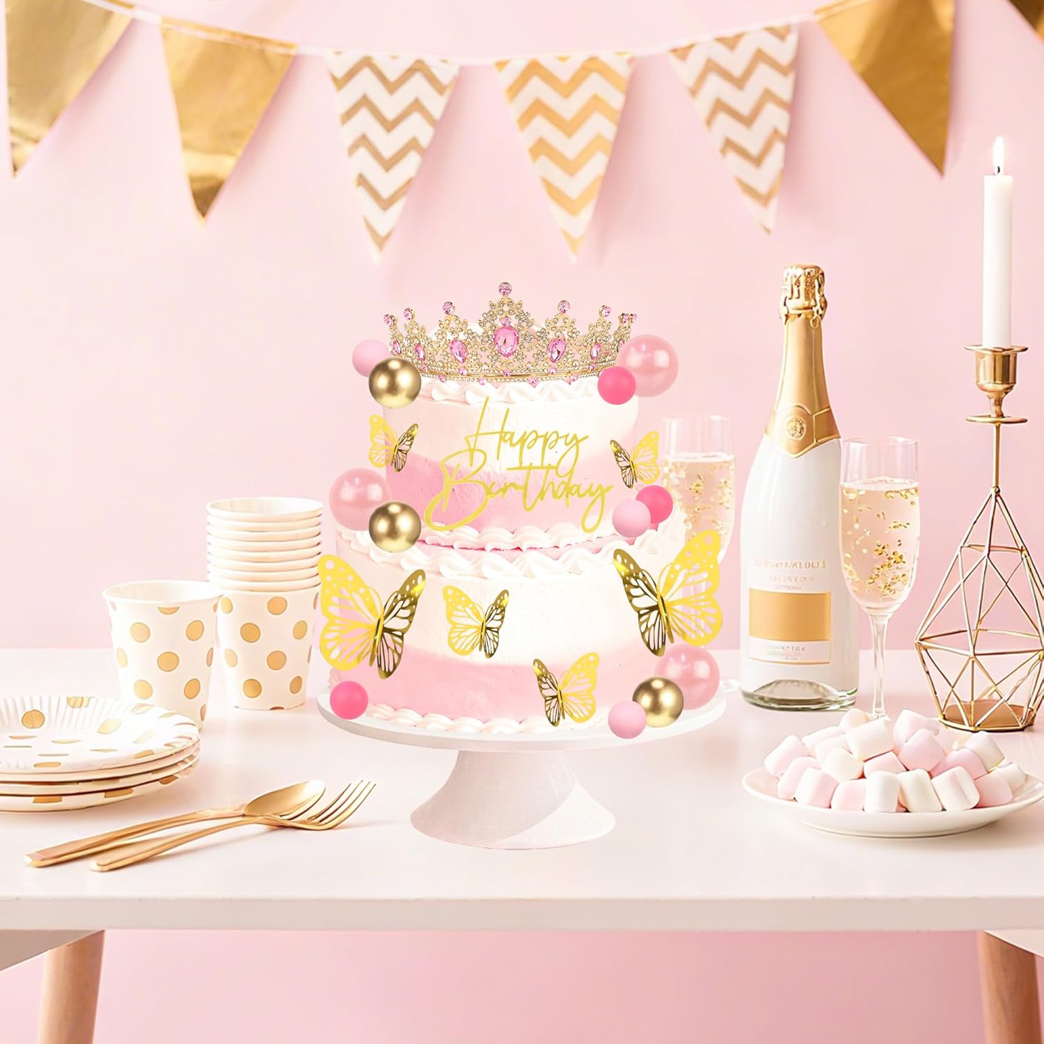 Crown Cake Topper, Corona Para - Candle. Queen incelemesi ve fiyatı