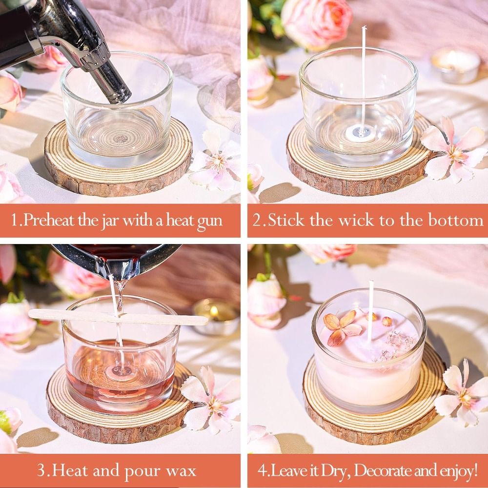 C9 Clear Glass Candle Jars Sma - Candle Supplies Glass Jars incelemesi ve fiyatı