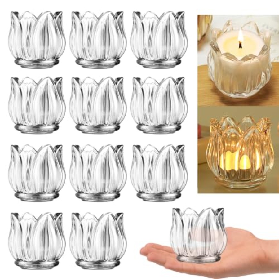 Pcs Votive Candle Holders Thic - Candle Supplies Glass Jars incelemesi ve fiyatı