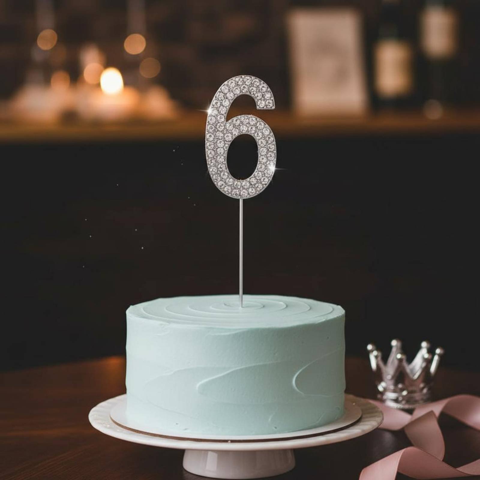 Crystal Crown Cake Topper Spar - Candle. Queen incelemesi ve fiyatı