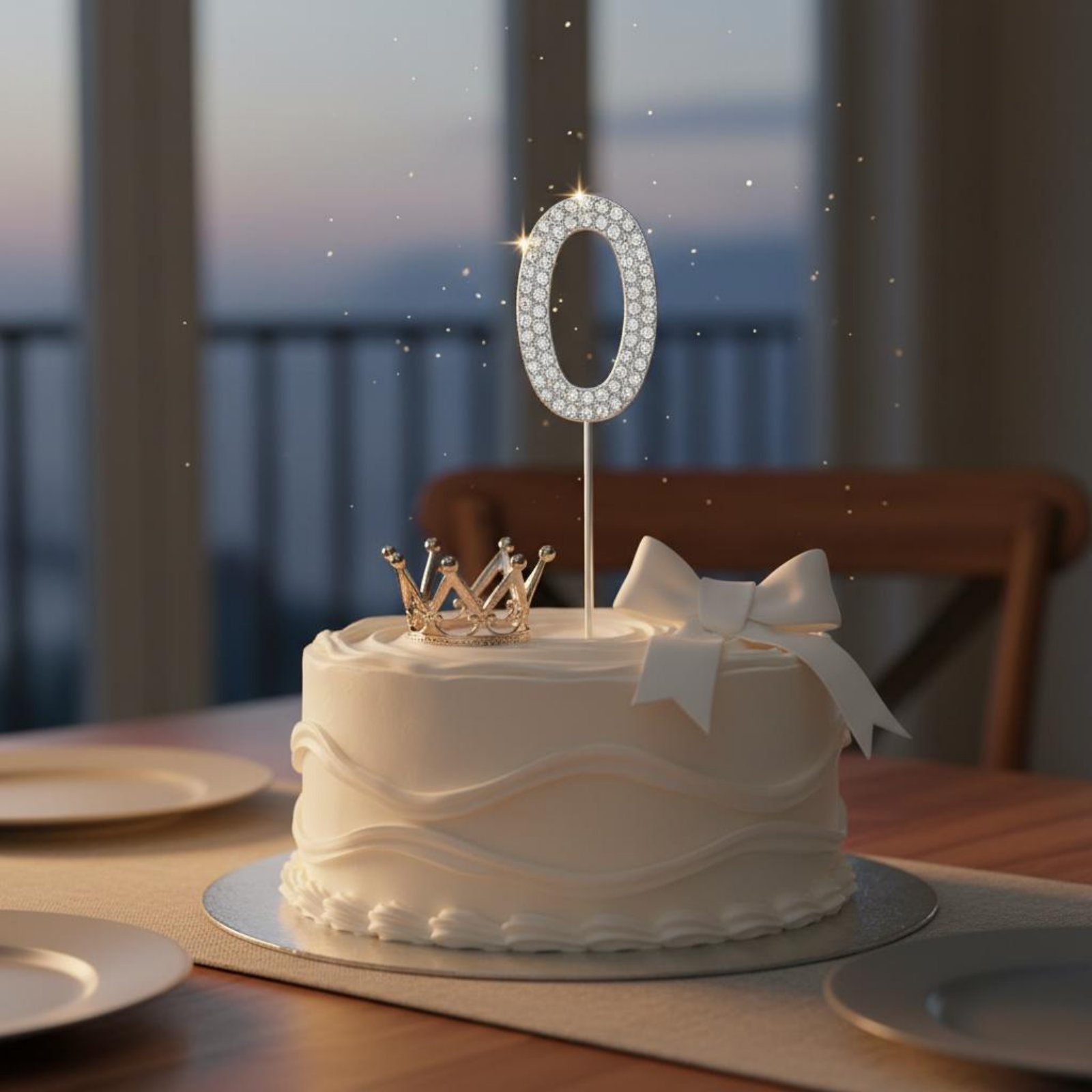 Crystal Crown Cake Topper Spar - Candle. Queen incelemesi ve fiyatı