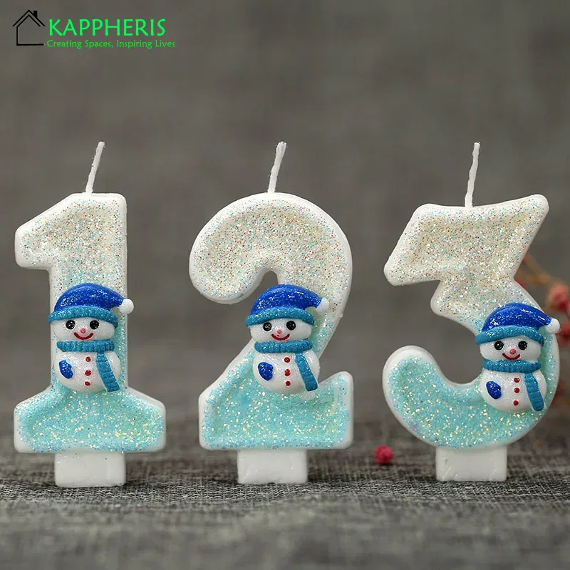 Snowman Birthday Candle for Ca - Candle. Queen incelemesi ve fiyatı