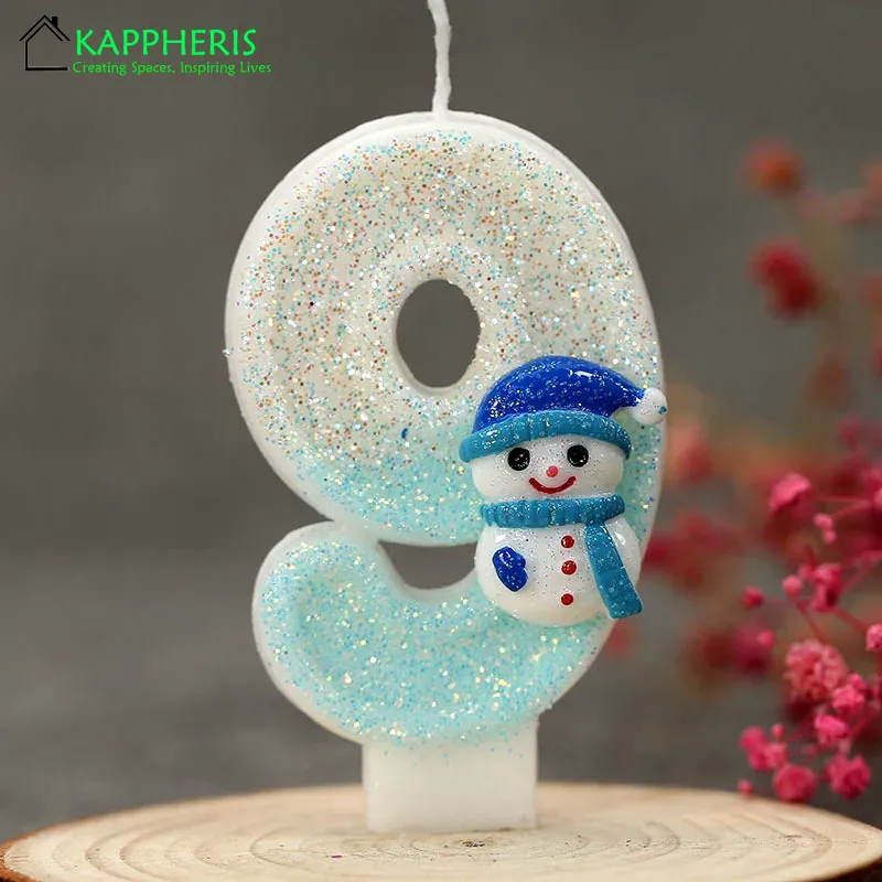 Snowman Birthday Candle for Ca - Candle. Queen incelemesi ve fiyatı