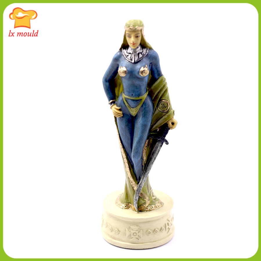 3D Chess Silicone Fondant Mold - Candle. Queen incelemesi ve fiyatı