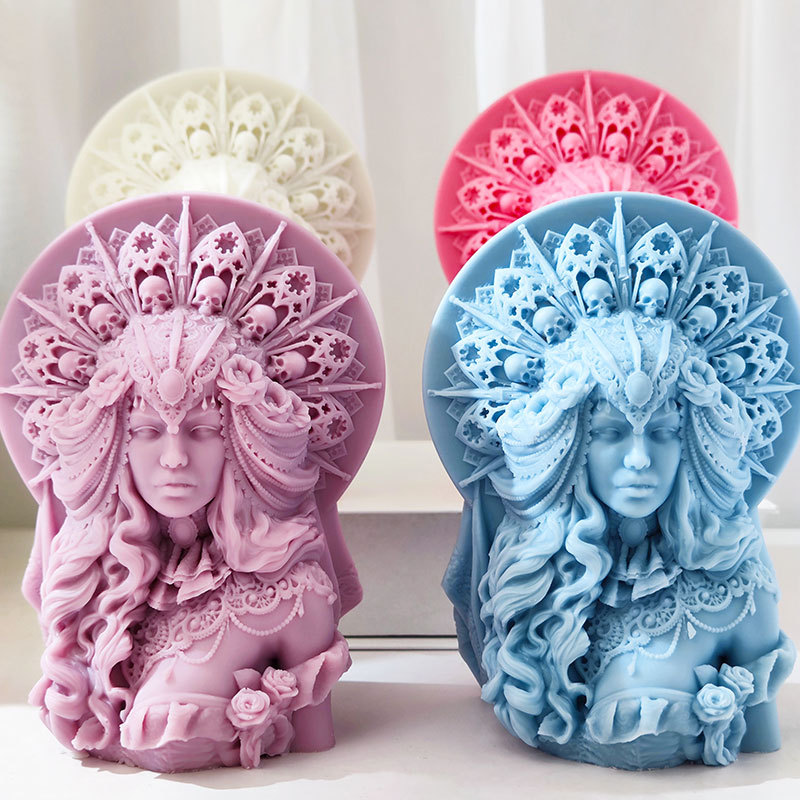 DIY Half body skull head queen - Candle. Queen incelemesi ve fiyatı