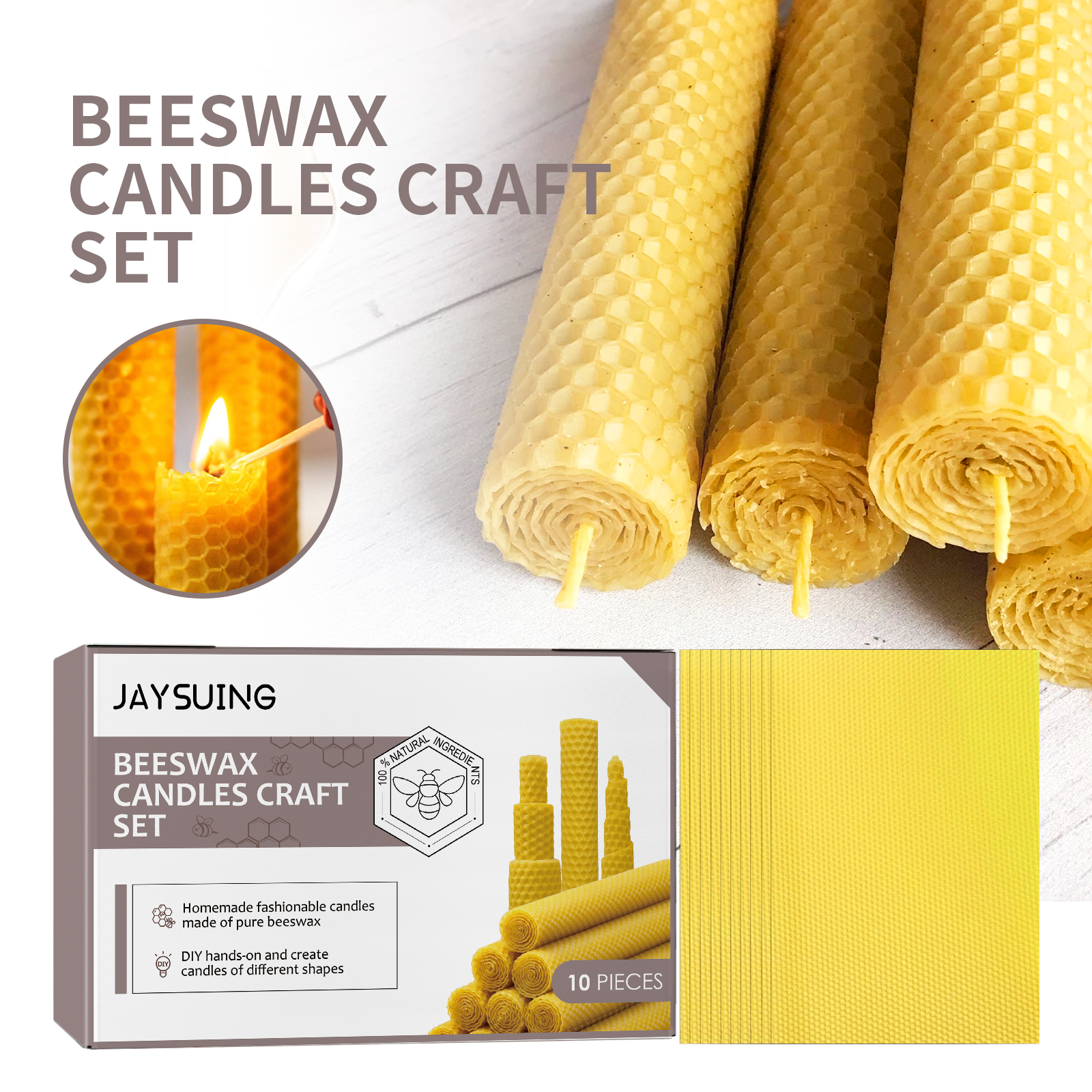 Beeswax Sheets for Candle Maki - Beeswax Sheet Roll incelemesi ve fiyatı
