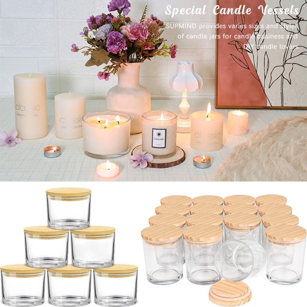 C9 Clear Glass Candle Jars Sma - Candle Supplies Glass Jars incelemesi ve fiyatı