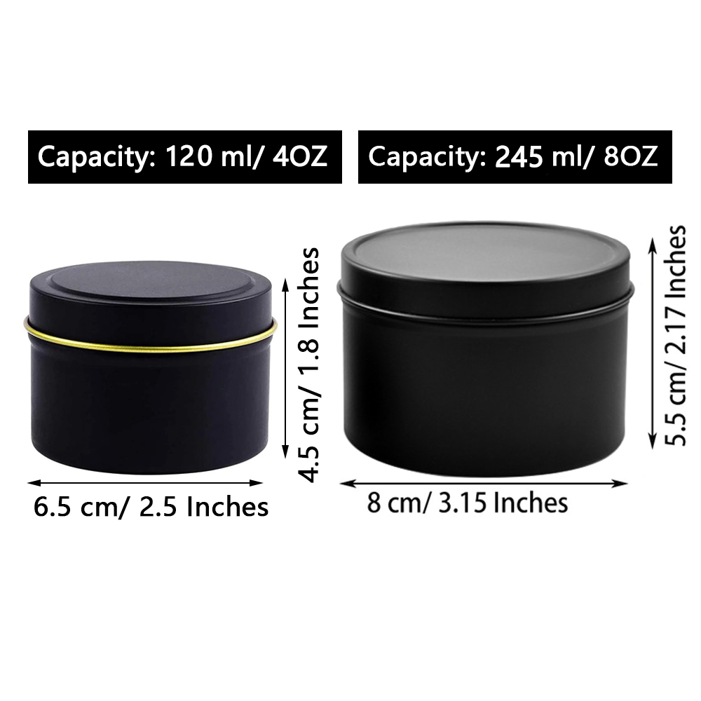 4oz/ 8oz Candle tins with lids - Mason Jar 8Oz incelemesi ve fiyatı