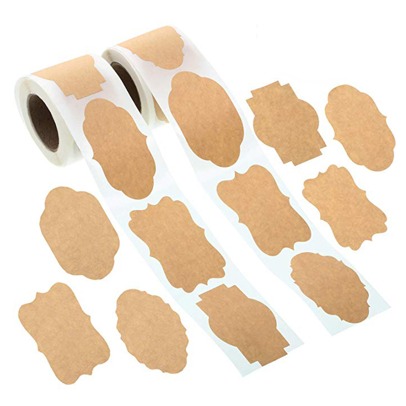 250Pcs Kraft Stickers Paper La - Candle Supplies Glass Jars incelemesi ve fiyatı