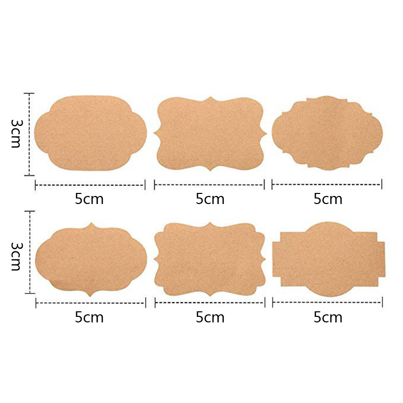 250Pcs Kraft Stickers Paper La - Candle Supplies Glass Jars incelemesi ve fiyatı