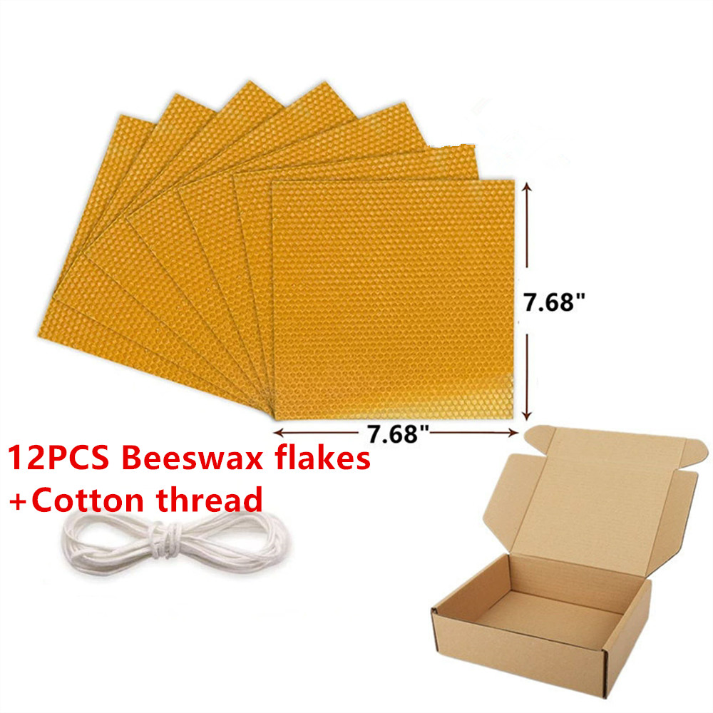 12 pcs Beeswax Thin Sheets Kit - Beeswax Sheet Roll incelemesi ve fiyatı