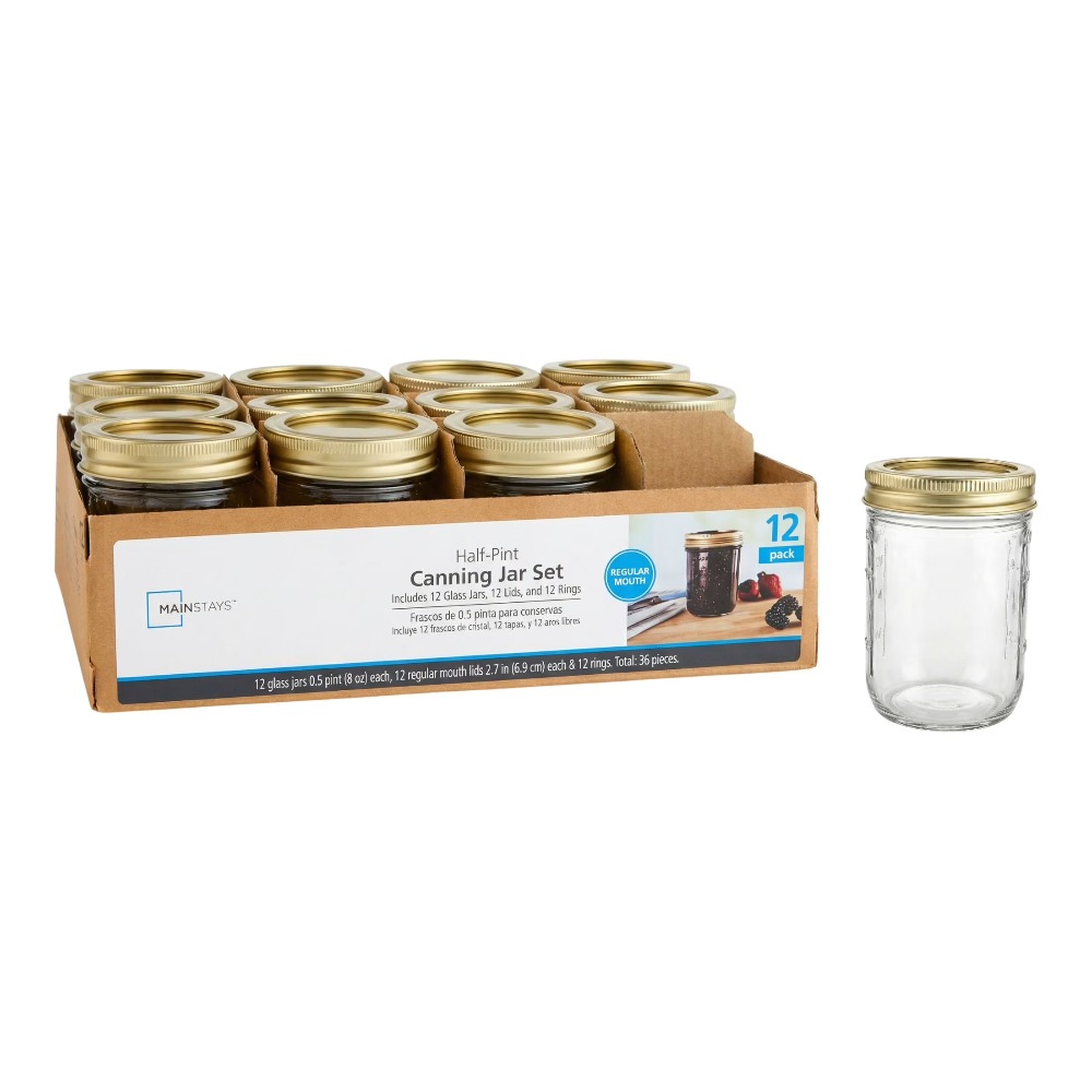 Half Pint Mason Jars 8 oz Regu - Mason Jar 8Oz incelemesi ve fiyatı