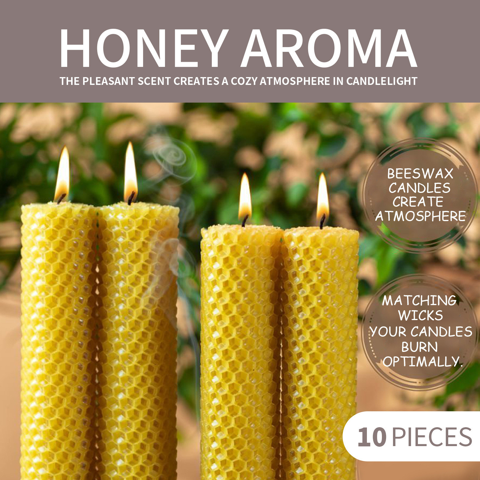 10/20/30pcs Natural Beeswax Sh - Beeswax Sheet Roll incelemesi ve fiyatı