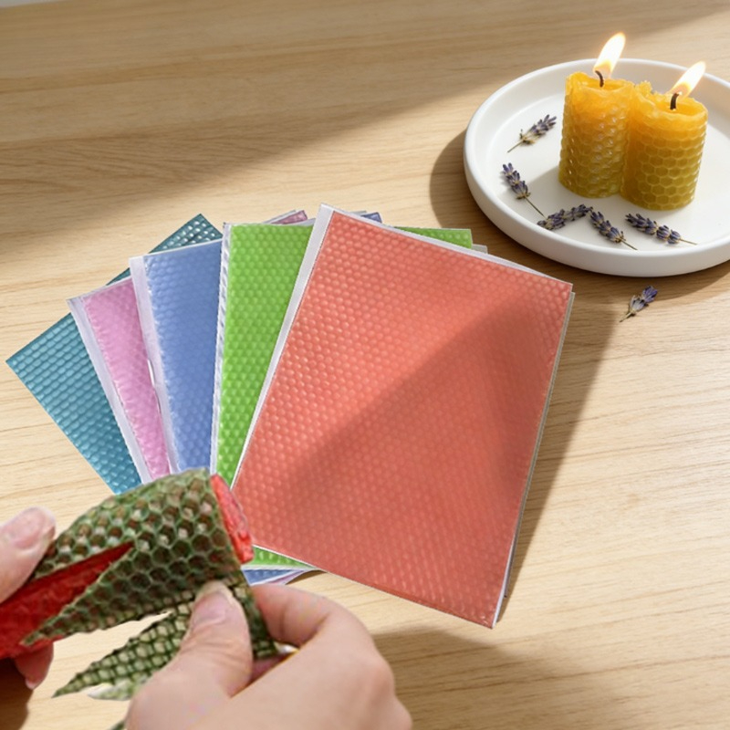 12pcs 15x20cm Macaron Color Be - Beeswax Sheet Roll incelemesi ve fiyatı