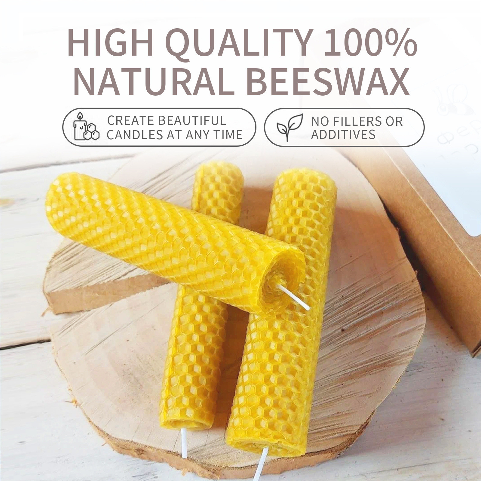 10/30pcs Natural Beeswax Sheet - Beeswax Sheet Roll incelemesi ve fiyatı
