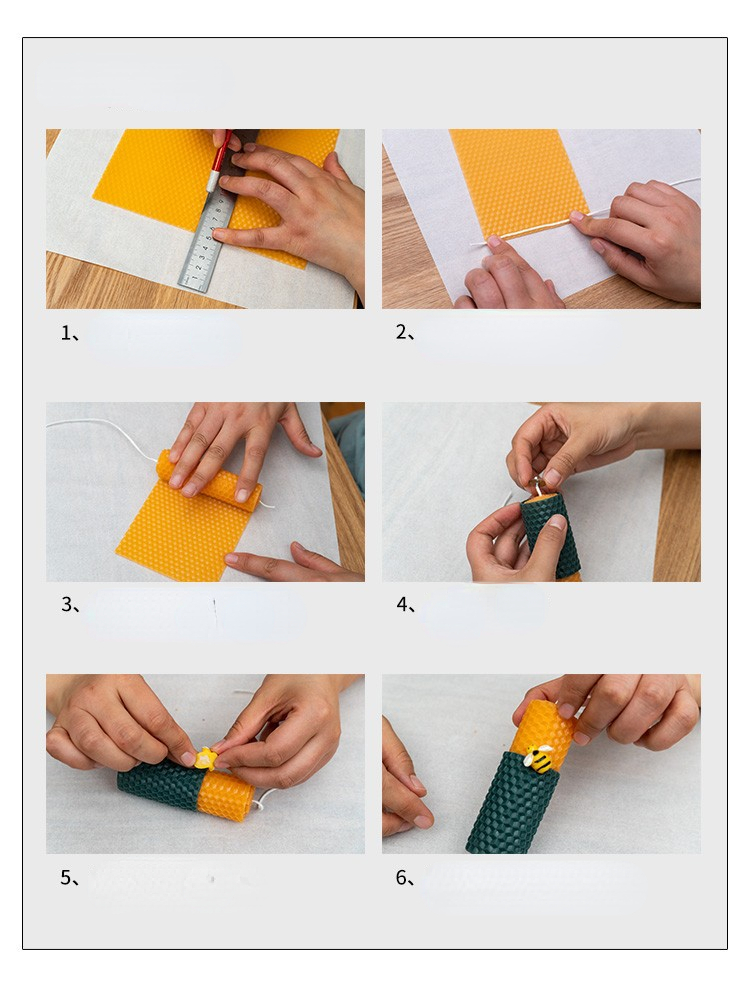12pcs 15*20CM Beeswax Sheet Ca - Beeswax Sheet Roll incelemesi ve fiyatı