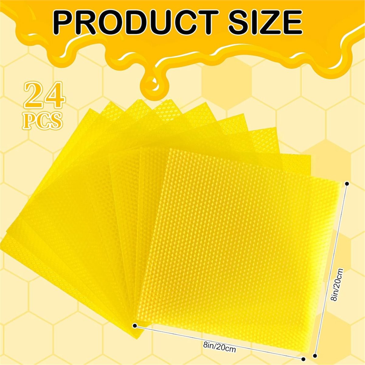 N94R 24 Pcs Beeswax Candle Mak - Beeswax Sheet Roll incelemesi ve fiyatı
