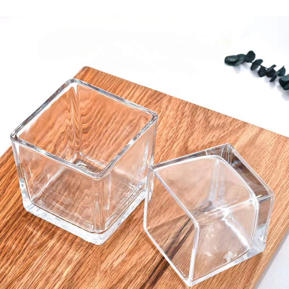 Geometry Square Candlestick In - Candle Supplies Glass Jars incelemesi ve fiyatı