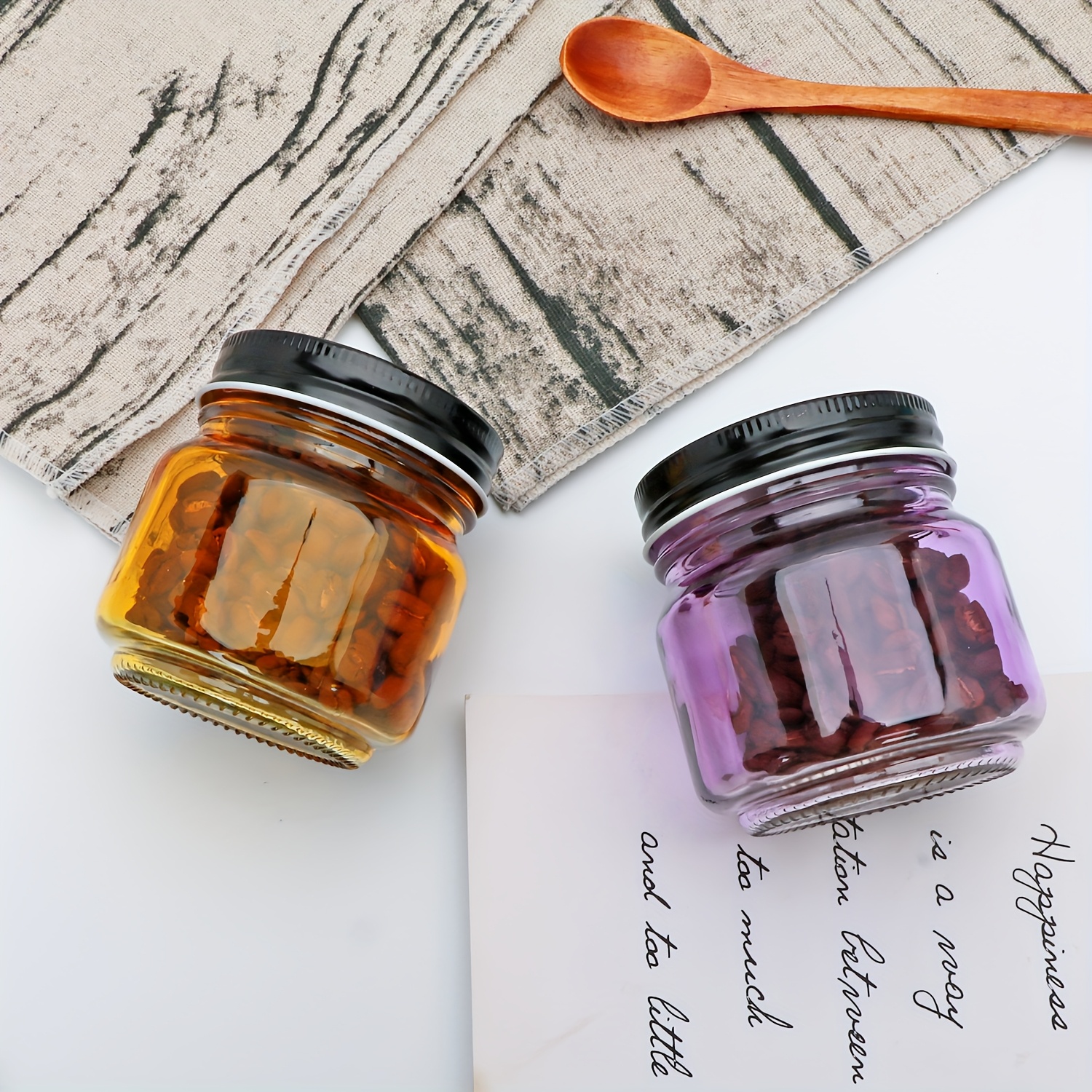 30-Piece Set of 8 oz Mini Colo - Mason Jar 8Oz incelemesi ve fiyatı